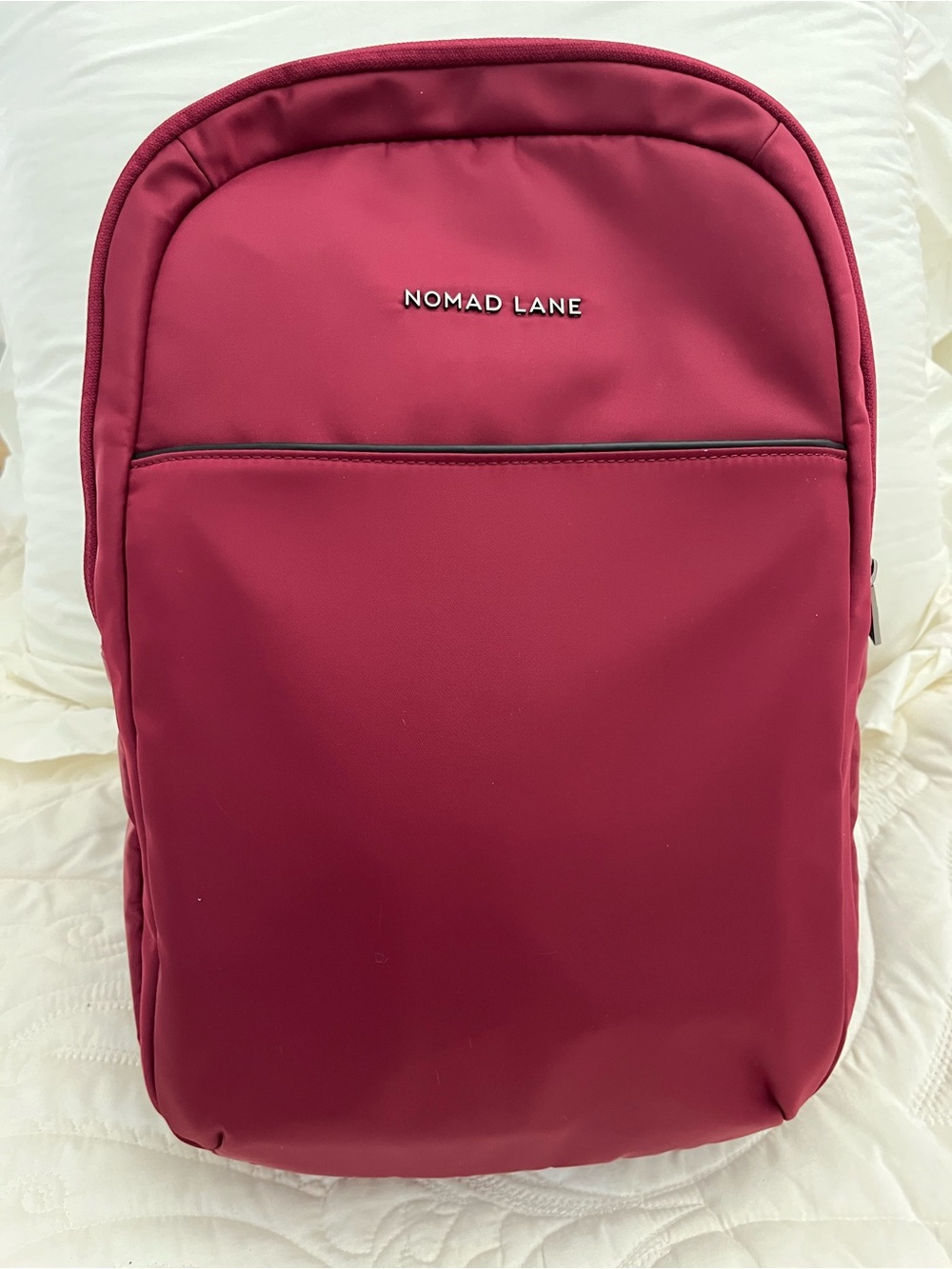 Nomad Lane Ikigai Backpack 
Unisex Backpack in Deep Berry Red